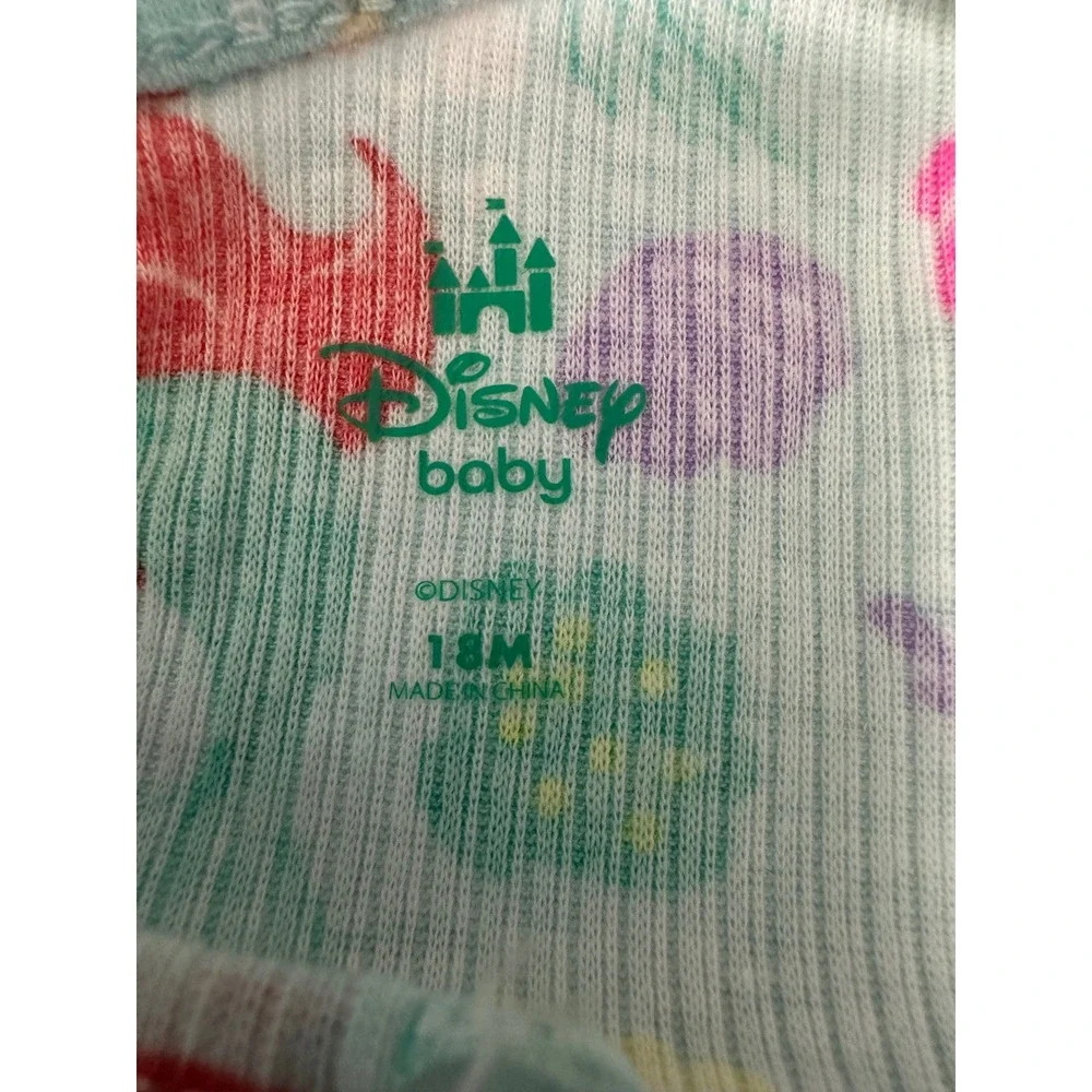 Disney Baby Little Mermaid Ariel Tutu Bodysuit and Headband Set 18M Aqua Green